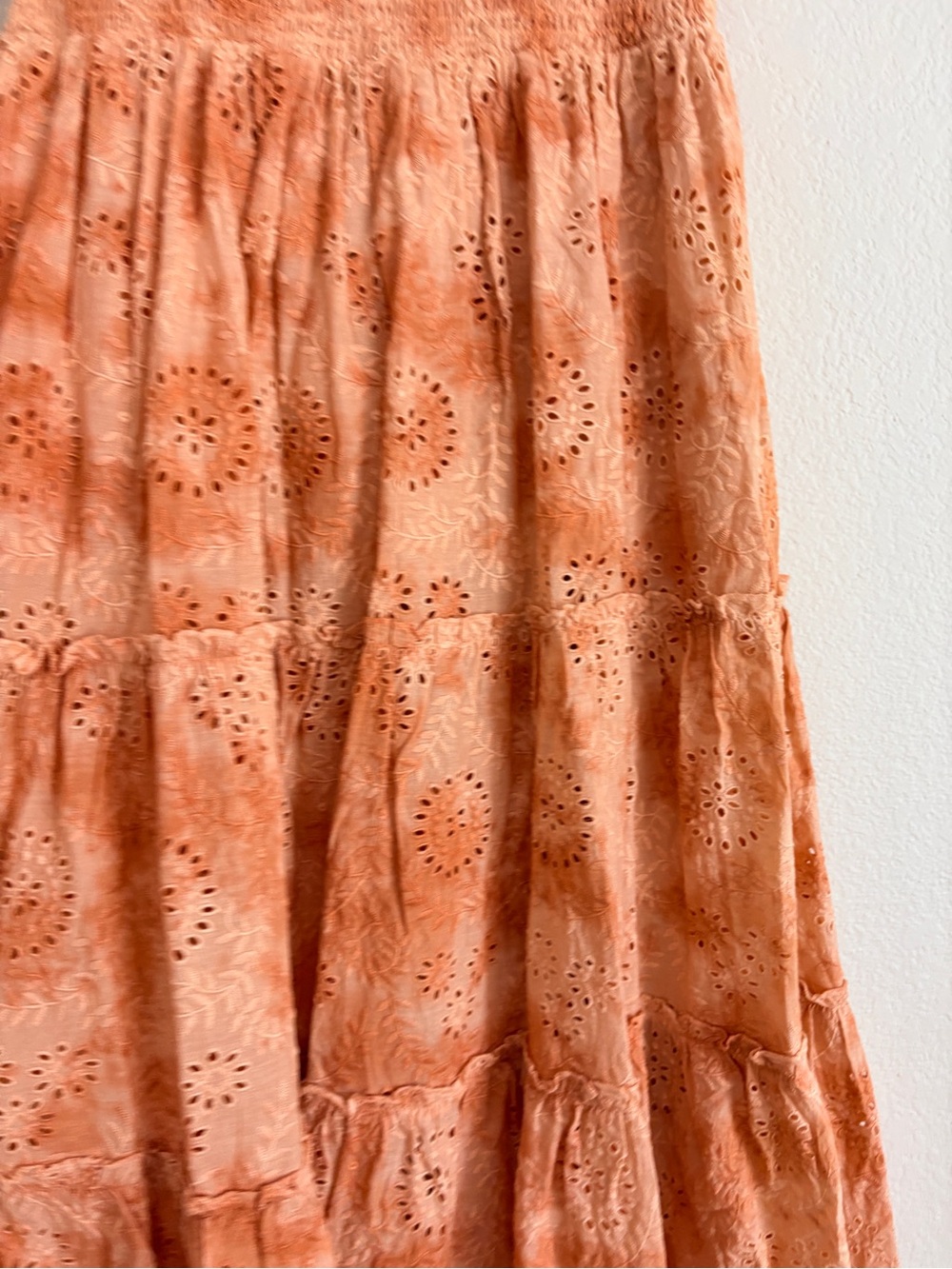 Jen’s Pirate Booty Rooftop Eyelet Skirt Dress in Apricot - Picture 10 of 10